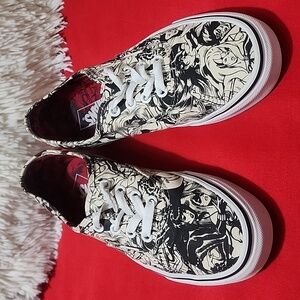 Vans Marvel Sneakers - Black and Cream